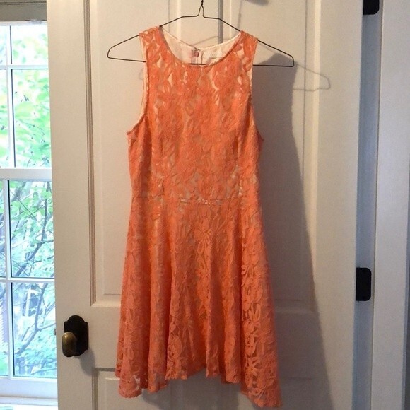 Lush Floral Mini Sleeveless Dress Size Medium - Picture 1 of 8